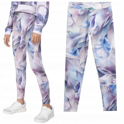 Lányok nadrágja - GYERMEK LEGGINGS nadrág 4F JUNIOR TTIGF049 146