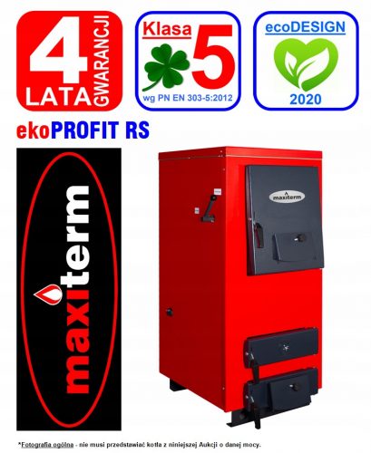  EkoPROFIT RS 10 kW 5. osztályú töltőkazán varmo fatüzelésű szénhez DS