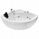 Kád a fürdőszobába - MAZUR CORNER Whirlpool kád 135x135