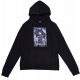 Gyermek pulóver - DZ14 Black Sweatshirt Hood szerda temető 170