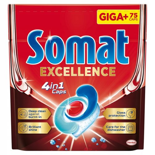  Somat Excellence 4 az 1-ben mosogatógép kapszula 75 db