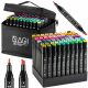  Alcohol MARKERS 80 Marker Markers CASE + STAND