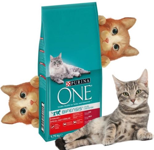 Granulátum macskáknak - Purina egy sterilcat marhahús 9,75 kg