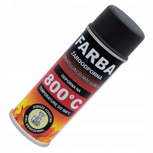 Egyéb tartozékok kazánokhoz - Fágda spray spray -permetezés Hansa fekete antracit 800 °