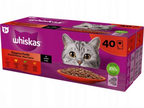 Konzerv macskáknak - Kota Kota Whiskas keverik az ízeket (40 x 85 g)