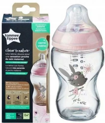 Bébiüveg - Tommee Tippee Nature Glacke 0m+ 250ml