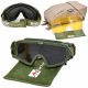 Taktikai, ballisztikus szemlencsék - Katonai taktikai szemüveg ANTIFOG védőszemüveg