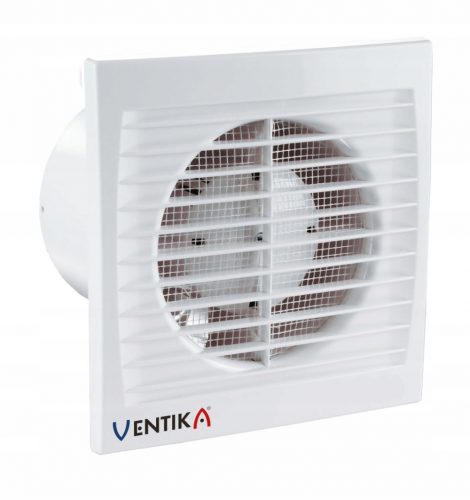 Fürdőszoba ventilátor - Fürdőszoba ventilátor 125 mm-es higrosztát és időzítő