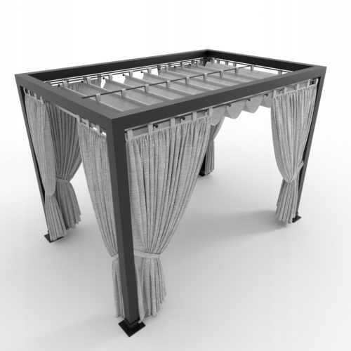  FÉM TERASZ PERGOLA 250X200X220 CM