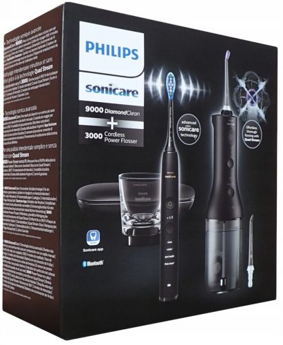  Philips Sonicare DiamondClean 9000 HX3866/43 szett, fogkefe + öntöző