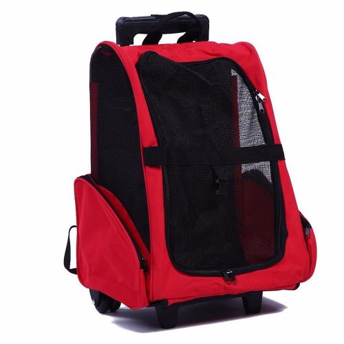 Hátizsák kutyáknak - Backpack szállító kutya kutya táska a kerekeken.