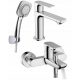 Kád és zuhany csaptelepek - Hansgrohe washbasin kád + 3 f set