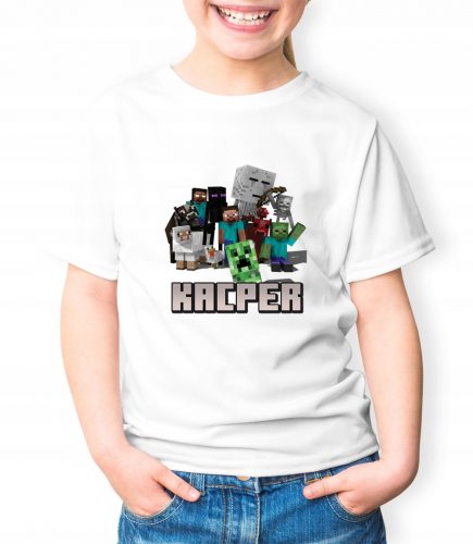 Gyerek póló - Baby Baby T -Shirt 134cm RMP Minecraft 08 név