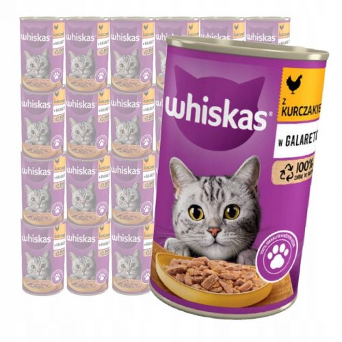  Whiskas Zselében csirkével 400 g