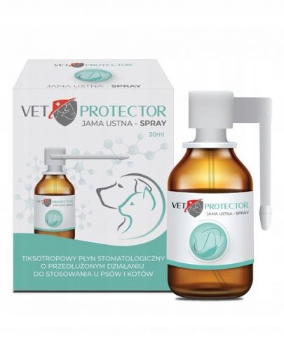 Szájápoló spray macskáknak - Spray JM Sante Vet Protector 30 ml 