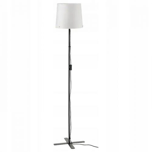 Ikea Barlast padlólámpa, fekete/fehér 150 cm