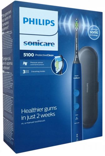  Philips Sonicare Protective Clean 5100 sonic fogkefe, sötétkék