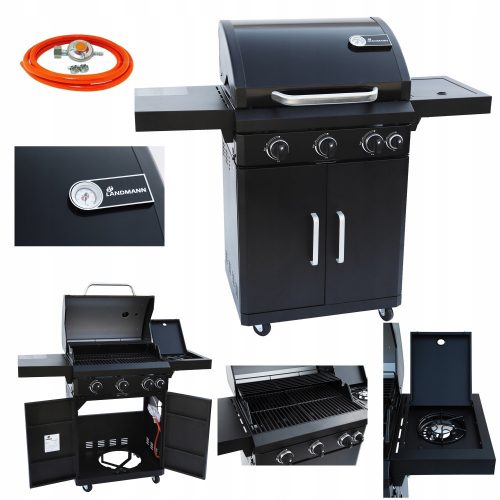 Gáz grillsütő . Landmann gázgrill 13,95 kW