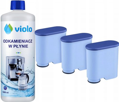  Szűrő SAECO PHILIPS-hez 3 db VÍZKEZELŐ 1000 ml