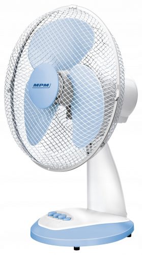 Fürdőszoba ventilátor - Asztali ventilátor MPM BWP-01 /fehér-kék/