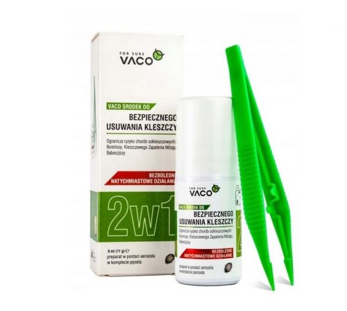  VACO Agent a biztonságos kullancseltávolításhoz (spray + csipesz) - 1 db.