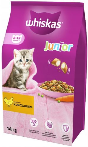 Granulátum macskáknak - Whiskas Junior King cica 14 kg csirke