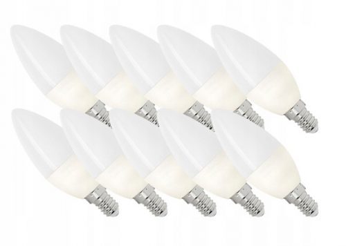 LED -izzók halmaza E14 10W 910 lm HEAT 10 darab