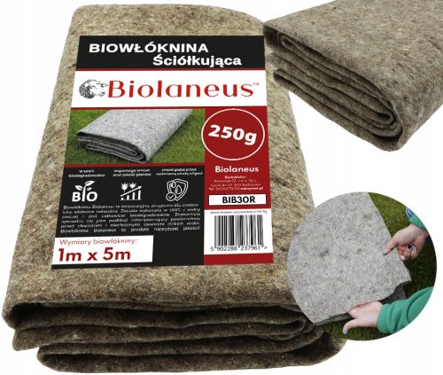 Agrotextília - Agrotextil mulcsozás (gyomirtó) Biolaneus szürke 100 x 500 cm 250 g/m²