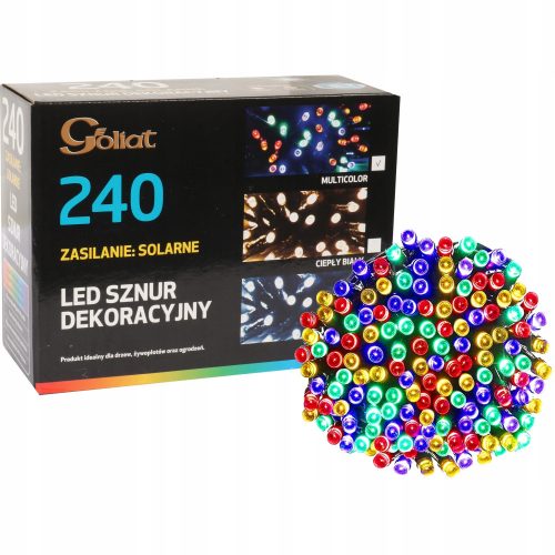 Karácsonyi fények - 240 LED-Solar Multi Christmas Tree Lámpa