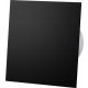 Fürdőszoba ventilátor - Szellőzőrács 150x150mm BLACK PLEXI MAT