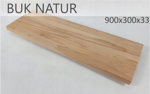 Belső lépcsők - Lépések, Trepy Buk Natur 900x300x33 mm