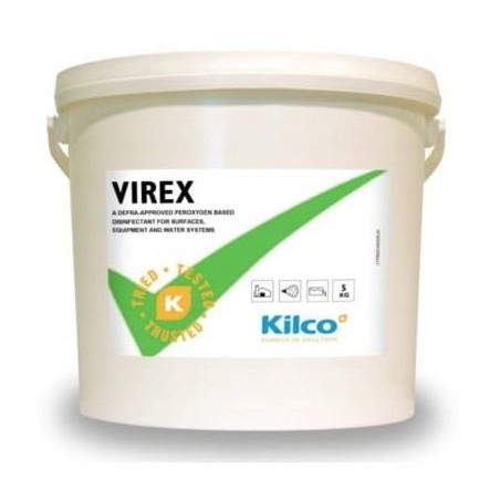 VIREX KILCO hatékony VIRUSICIDAL fertőtlenítő 5kg