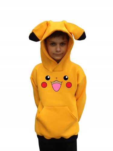 Gyermek pulóver - Gyerek pulóver pokemon pikachu sárga minőségű 152