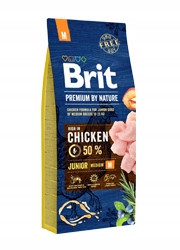  Brit Chicken Junior Medium M 15kg csirke