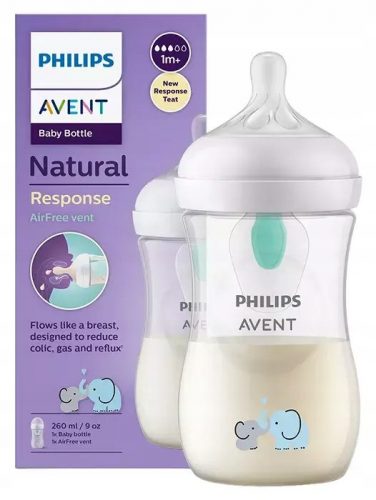 Bébiüveg - Avent Natural Response SCY673/81 AIR mentes palack