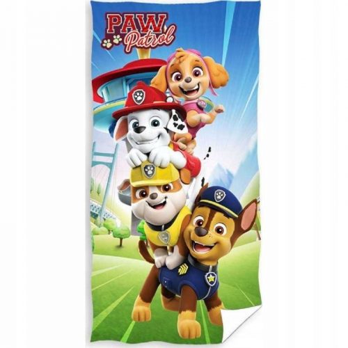 Gyermek strandtörölköző - PAW PATROL gyorsan száradó strandtörölköző 70x140