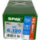 Spax facsavarok 6 x 120 mm 100 db.