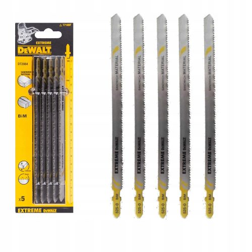 Fűrészek, fűrészlapok - Dewalt penge a Jigsaws -hoz 180 mm 5dbs dt2084