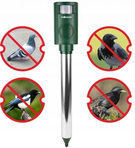 Egerek és patkányok elleni védelem - Sound Bird Repeller 731007 varjak a csillagokról