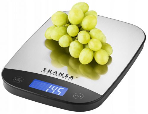  Transa Electronics SilverScale konyhai mérleg ezüst/szürke 5 kg