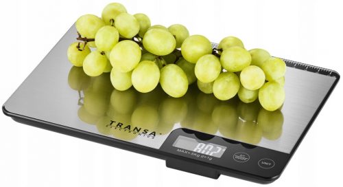  Transa Electronics LineScale konyhai mérleg ezüst/szürke 5 kg