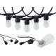 Fényfüzérek - LED Garden Light Garland Chain 20M 20xe27