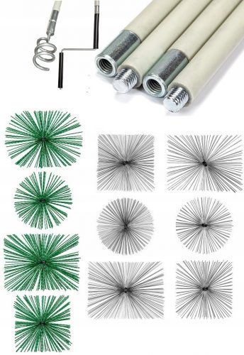 Kéményrendszer, tartozékok - A kéménykészlet 5,6 m +Świder +forgattyú (1.4)
