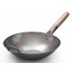 Wok Serpenyő - Készítse el a lapos 30 cm-es szénacél körüli 731W316-12in