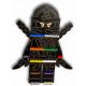 Polc a gyerekszobába - Ninjago polc a 40 cm -es és 25 db minifigurákhoz.