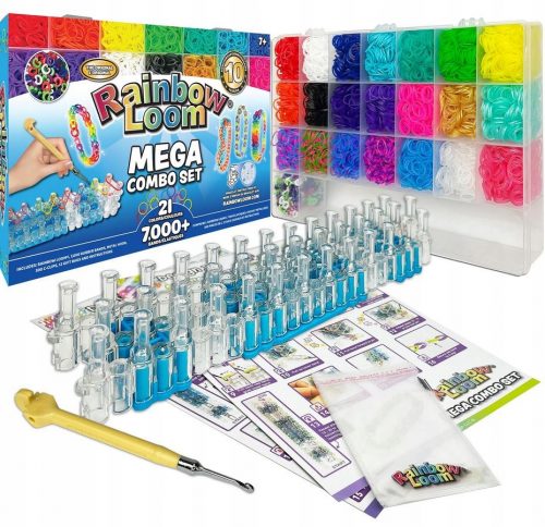  Rainbow Loom Mega Combo Set - gumiszalagos termékek és karkötők