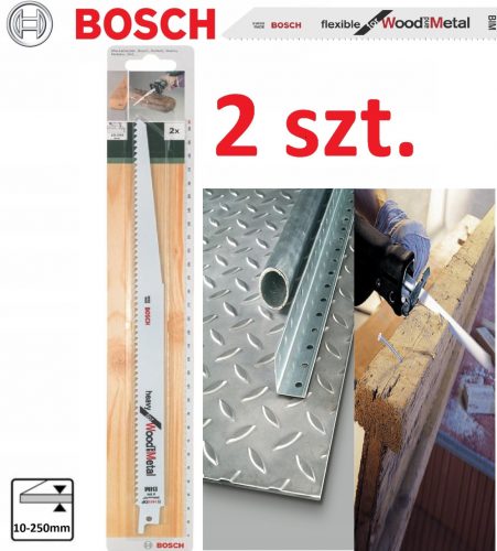 Fűrészek, fűrészlapok - Bosch S1411df Metal Wood Blade 305 mm 2x