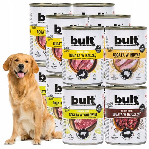 Nedves kutyaeledel - Bult Wet Food Can Dog Mix ízek 12x800g