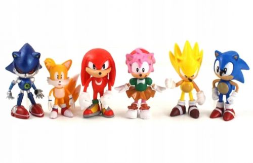  Rongzou Sonic the Hedgehog figura 6 darab