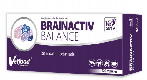 Vitaminok macskáknak - Vetfood BrainActiv Balance 120 Senior Capsules